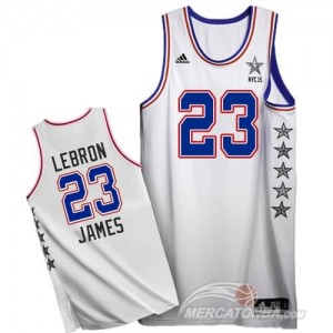 Canotte NBA Lebron,All Star 2015 Bianco