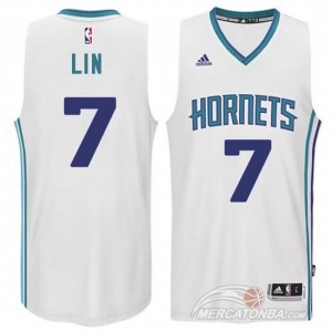Canotte Lin,New Orleans Hornets Bianco