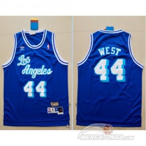 Canotte Retro West,Los Angeles Lakers Blauw