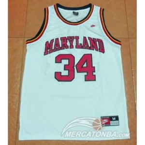 Canotte NCAA Maryland Blas Bianco