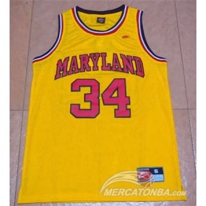 Canotte NCAA Maryland Blas Giallo