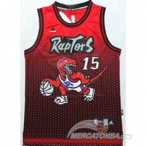 Canotte NBA Moda Raptors Carter Rosso