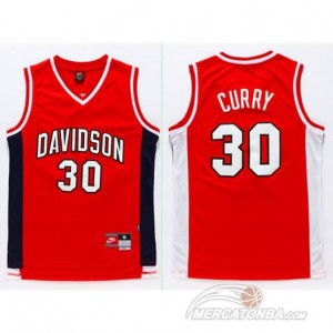 Canotte NCAA Davidson Curry Rosso