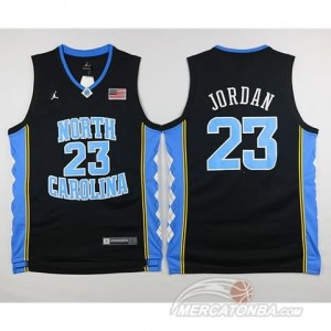 Canotte NCAA North Carolina Jordan Nero