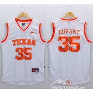 Canotte NCAA Texas Durant Bianco