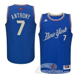Canotte Anthony Christmas,New York Knicks Blu