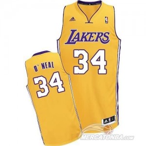 Canotte Rivoluzione 30 O neal,Los Angeles Lakers Giallo