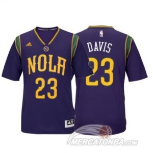 Canotte Davis,New Orleans Pelicans Blu