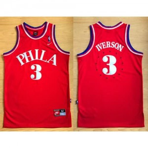 Canotte Phila Iverson,Philadelphia 76ers Rosso