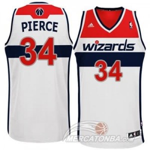 Canotte Rivoluzione 30 Pierce,Washington Wizards Bianco