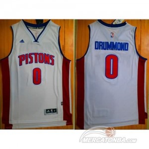 Canotte Drummond,Detroit Pistons Pistons Bianco