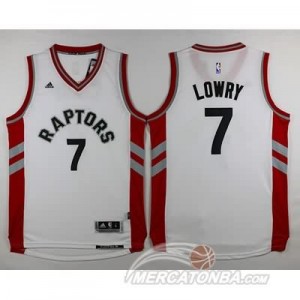 Canotte Lowry,Toronto Raptors Bianco