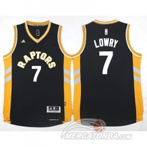 Canotte Lowry,Toronto Raptors Nero Oro