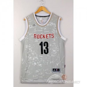 Canotte NBA Luces Rockets Harden Grigio