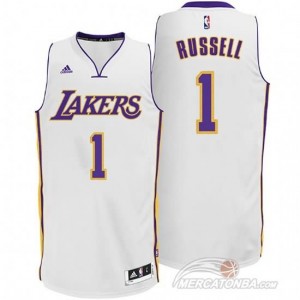 Canotte Russell,Los Angeles Lakers Bianco