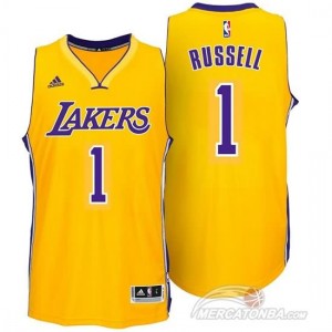 Canotte Russell,Los Angeles Lakers Giallo