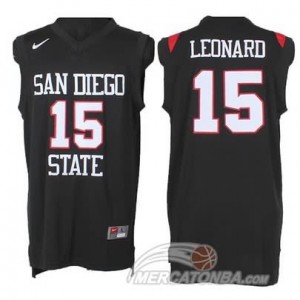 Canotte NCAA San Diego State Leonard Nero
