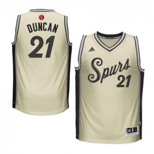 Canotte Duncan Christmas,San Antonio Spurs Bianco