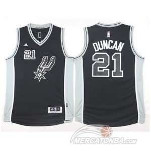 Canotte Duncan,San Antonio Spurs Nero