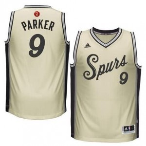 Canotte Parker Christmas,San Antonio Spurs Bianco