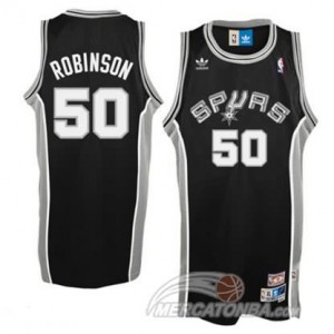 Canotte Robinson,San Antonio Spurs Nero