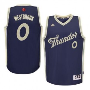 Canotte Westbrook Christmas,Oklahoma City Thunder Blauw