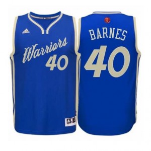 Canotte Barnes Christmas,Golden State Warriors Blauw