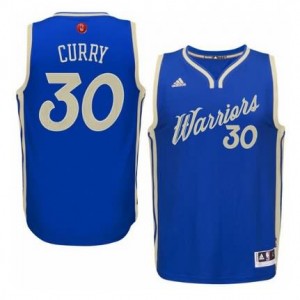 Canotte Curry Christmas,Golden State Warriors Blauw