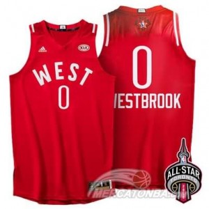 Canotte NBA Westbrook,All Star 2016 Rosso