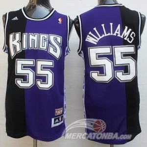 Canotte Williams,Sacramento Kings Viola Nero