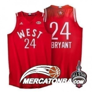 Canotte NBA Bryant,All Star 2016 Rosso
