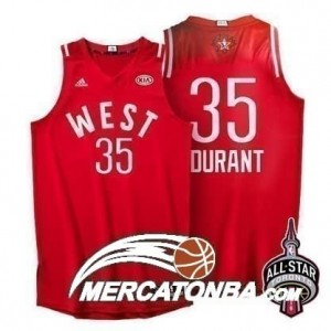 Canotte NBA Durant,All Star 2016 Rosso