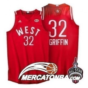 Canotte NBA Griffin,All Star 2016 Rosso