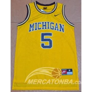 Canotte NCAA Michigan Rose Giallo