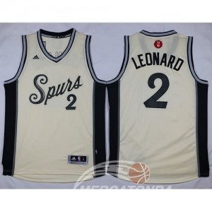 Canotte Leonard Christmas,San Antonio Spurs Bianco