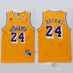 Canotte retro Bryant,Los Angeles Lakers Giallo