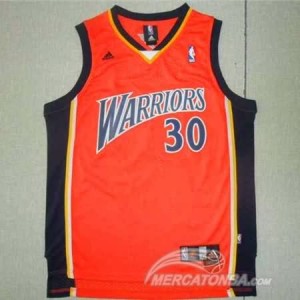 Canotte retro Curry,Golden State Warriors Arancione