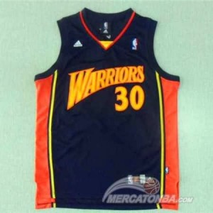 Canotte retro Curry,Golden State Warriors Blu