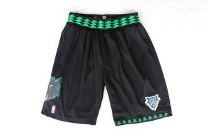 Pantaloni retro Minnesota Timberwolves Nero