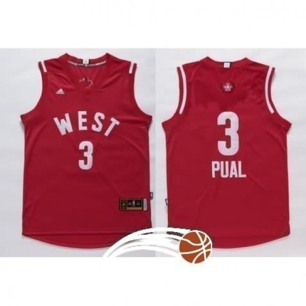 Canotte NBA Pual All Star 2016 Rosso a Poco Prezzo Online